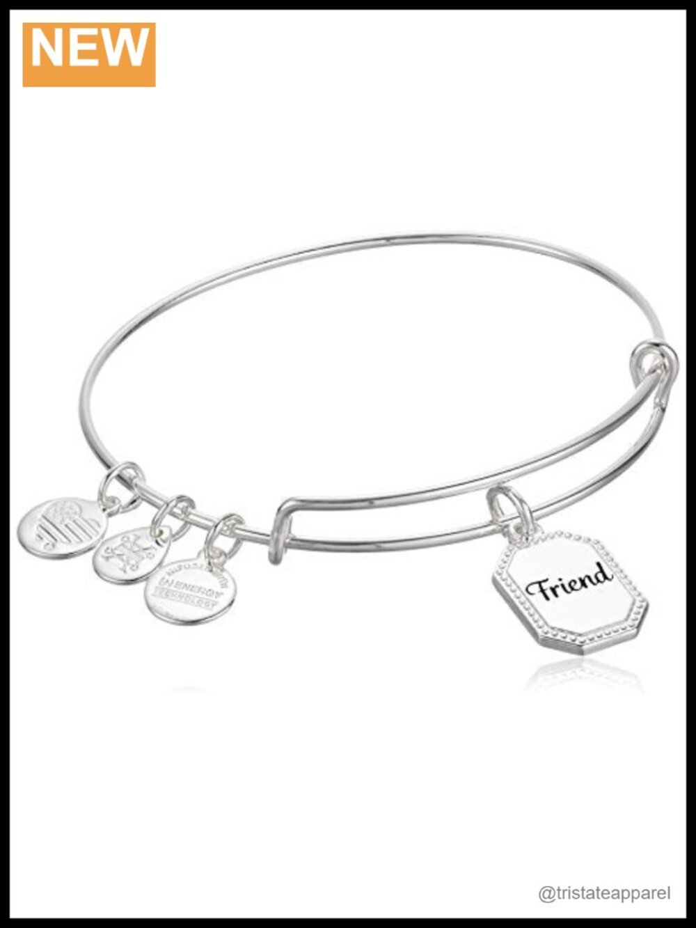 Expandable Charm Bangle Friend United by Soul Let the Good Times Roll